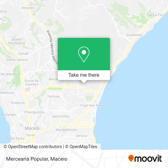 Mercearia Popular map
