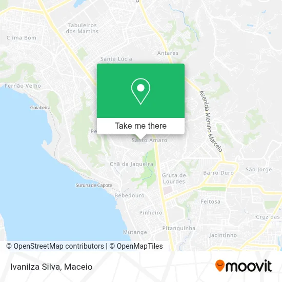 Ivanilza Silva map