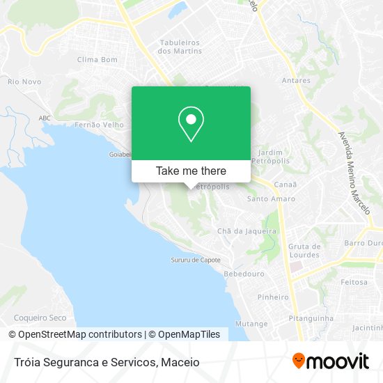 Tróia Seguranca e Servicos map