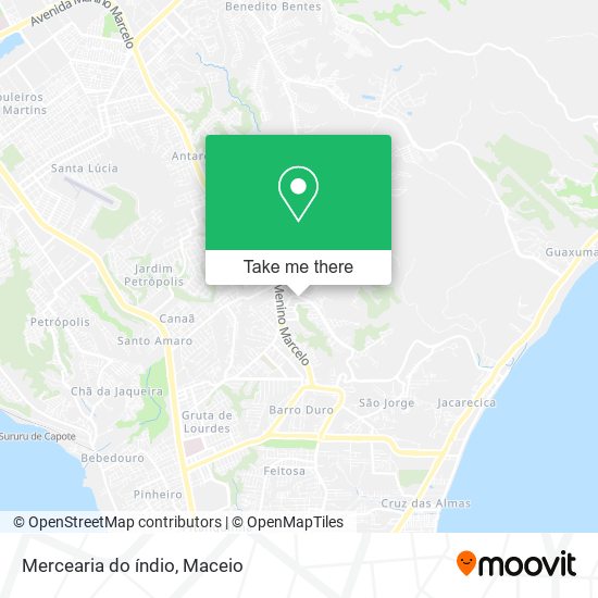 Mercearia do índio map