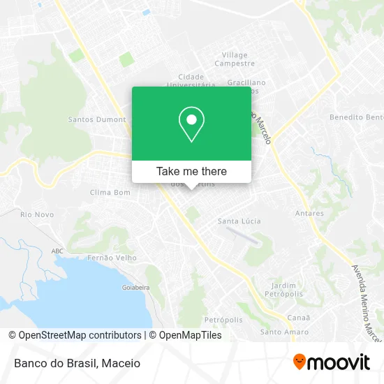 Banco do Brasil map