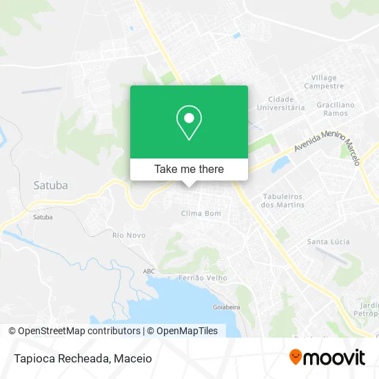 Tapioca Recheada map