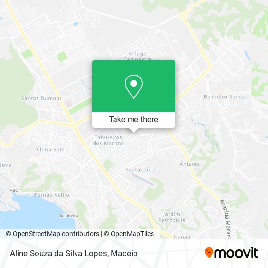 Aline Souza da Silva Lopes map