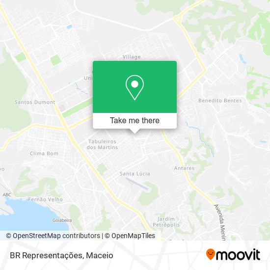 BR Representações map