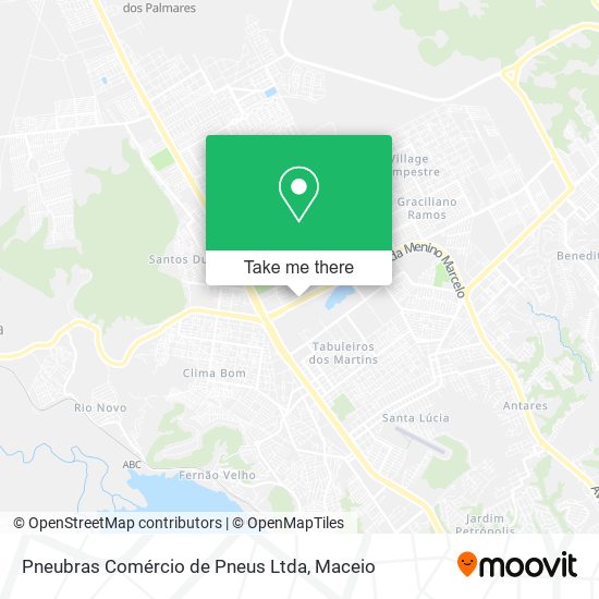 Pneubras Comércio de Pneus Ltda map