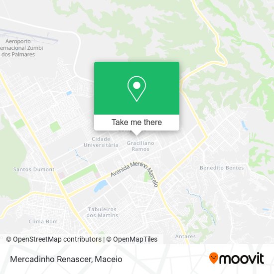 Mercadinho Renascer map