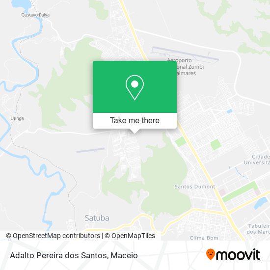 Adalto Pereira dos Santos map
