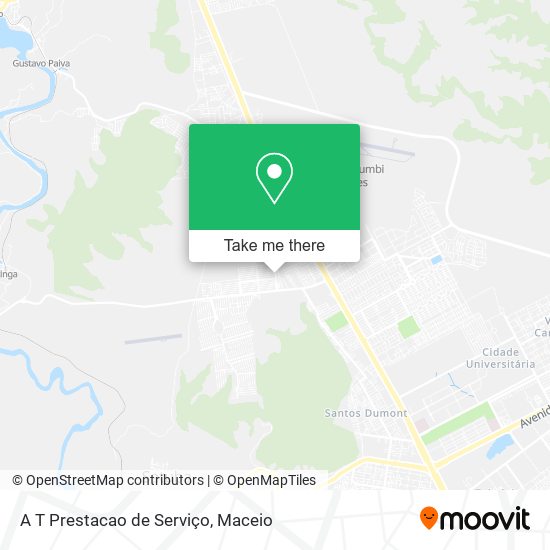 A T Prestacao de Serviço map