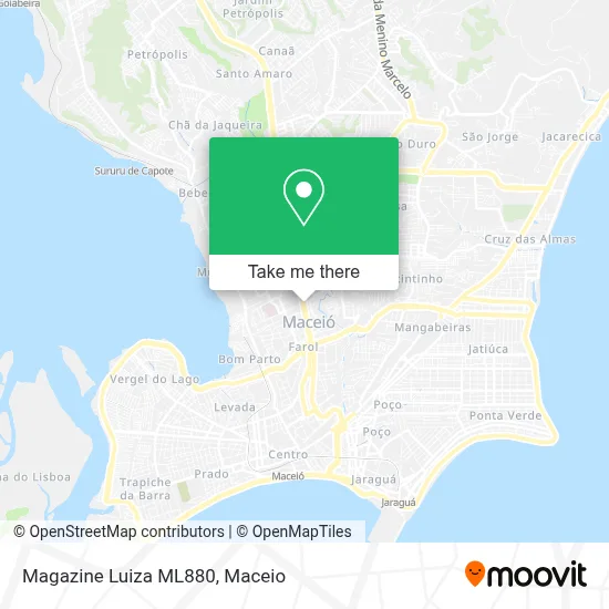 Magazine Luiza ML880 map