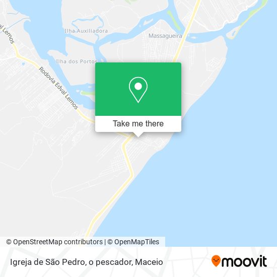 Igreja de São Pedro, o pescador map