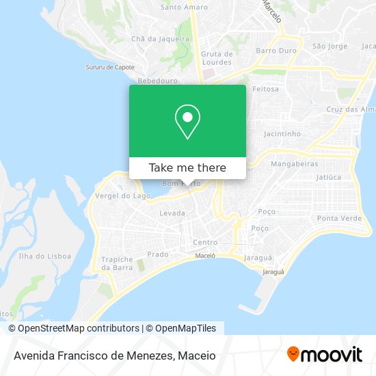 Avenida Francisco de Menezes map