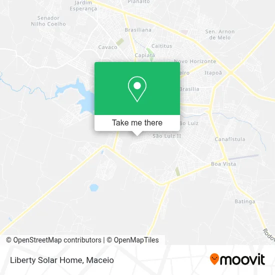Liberty Solar Home map