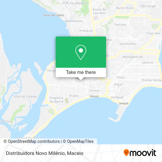 Distribuidora Novo Milênio map