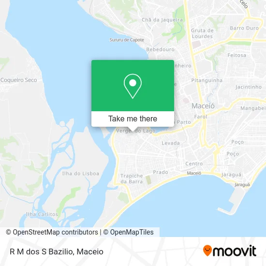 R M dos S Bazilio map