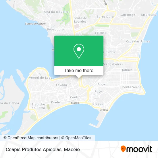 Ceapis Produtos Apicolas map