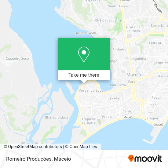 Romeiro Produções map