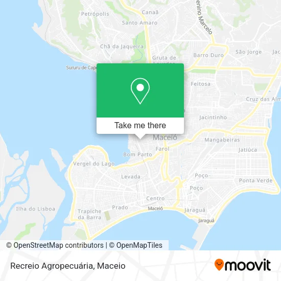 Recreio Agropecuária map