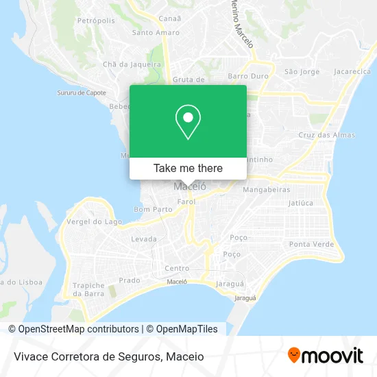 Vivace Corretora de Seguros map