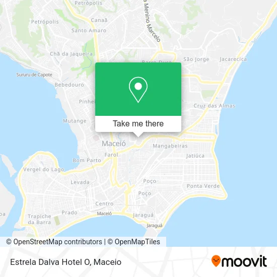 Estrela Dalva Hotel O map