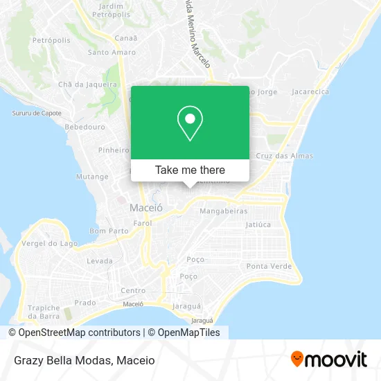 Grazy Bella Modas map