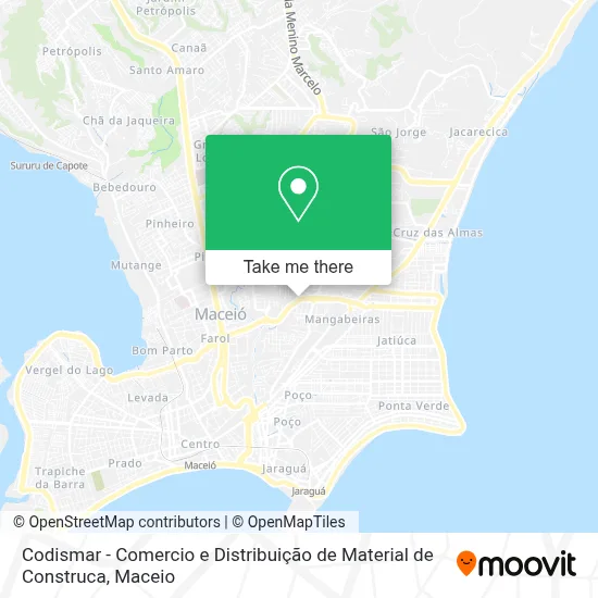Codismar - Comercio e Distribuição de Material de Construca map
