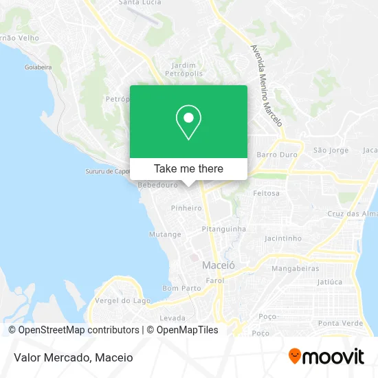 Valor Mercado map
