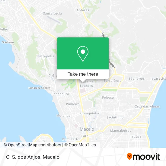 C. S. dos Anjos map