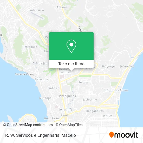 R. W. Serviços e Engenharia map