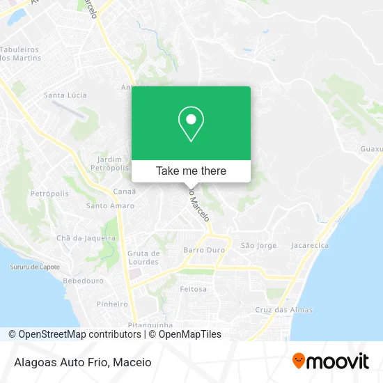 Alagoas Auto Frio map