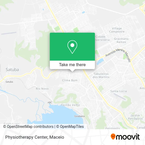 Fisiocenter map