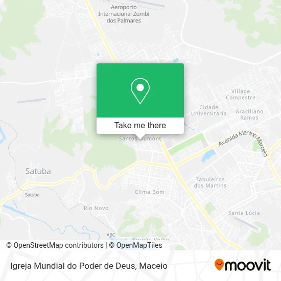 Igreja Mundial do Poder de Deus map