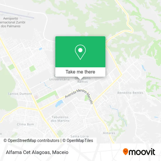 Alfama Cet Alagoas map