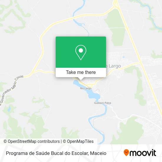 Programa de Saúde Bucal do Escolar map