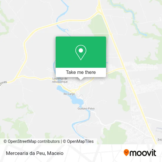 Mercearia da Peu map