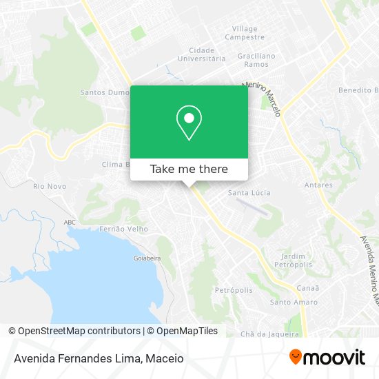 Mapa Avenida Fernandes Lima