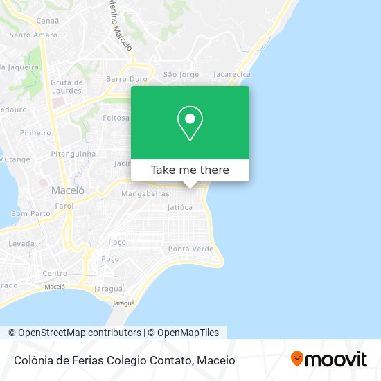Colônia de Ferias Colegio Contato map