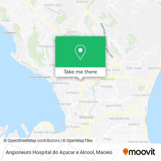 Angioneuro Hospital do Açucar e Alcool map