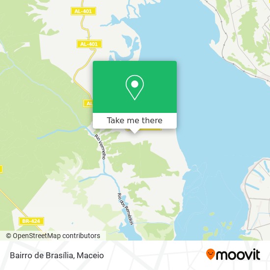 Bairro de  Brasília map