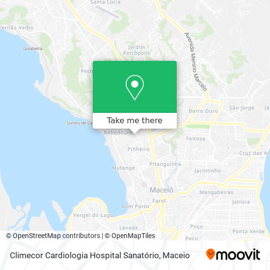 Climecor Cardiologia Hospital Sanatório map