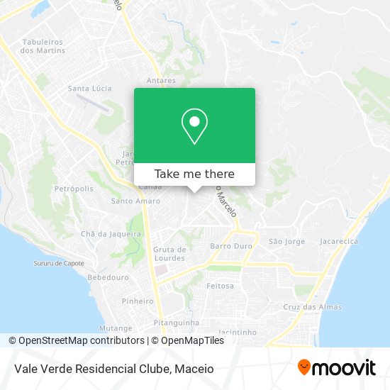 Vale Verde Residencial Clube map