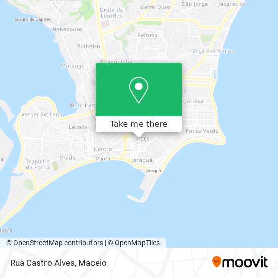 Rua Castro Alves map