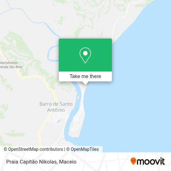 Praia Capitão Nikolas map