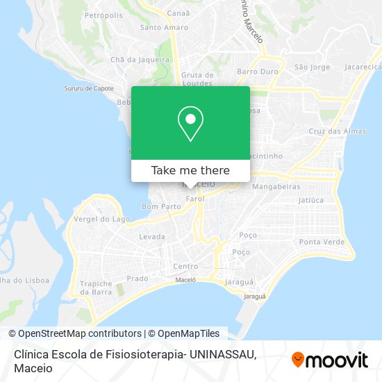 Clínica Escola de Fisiosioterapia- UNINASSAU map