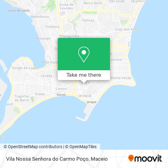Vila Nossa Senhora do Carmo Poço map