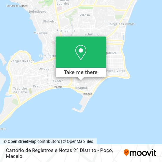 Cartório de Registros e Notas 2º Distrito - Poço map