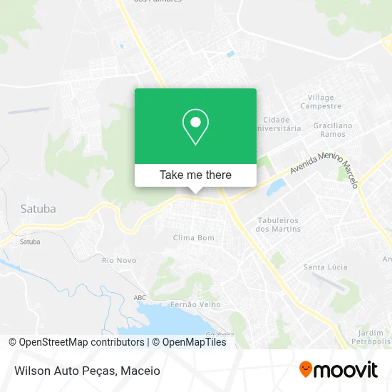 Wilson Auto Peças map