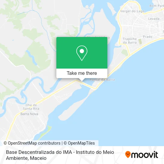 Base Descentralizada do IMA - Instituto do Meio Ambiente map