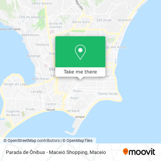 Mapa Parada de Ônibus - Maceió Shopping
