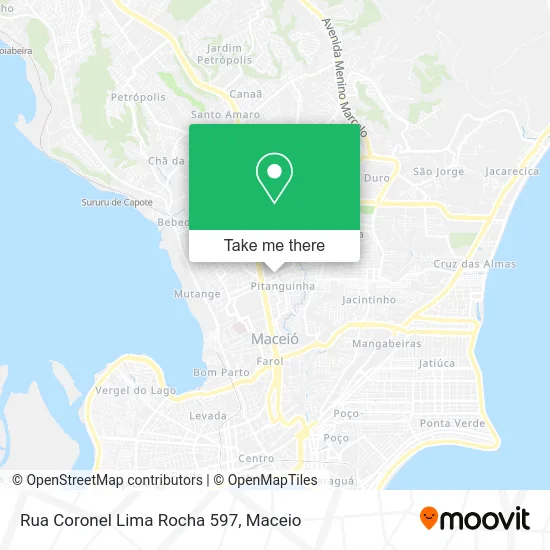 Rua Coronel Lima Rocha 597 map
