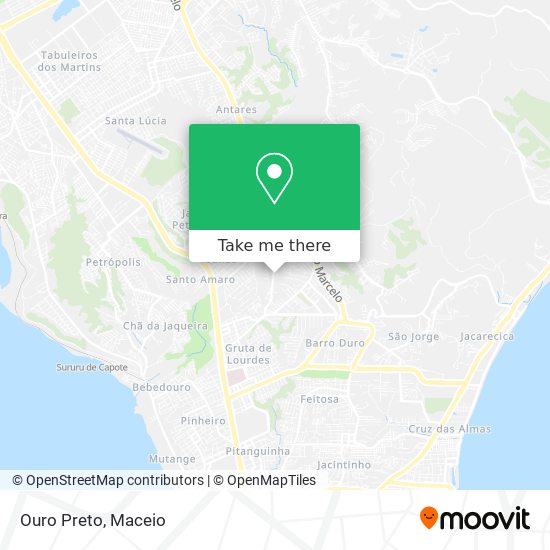 Ouro Preto map